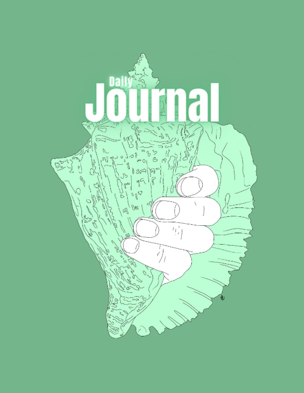 Daily Journal: Green Conch Shell Design