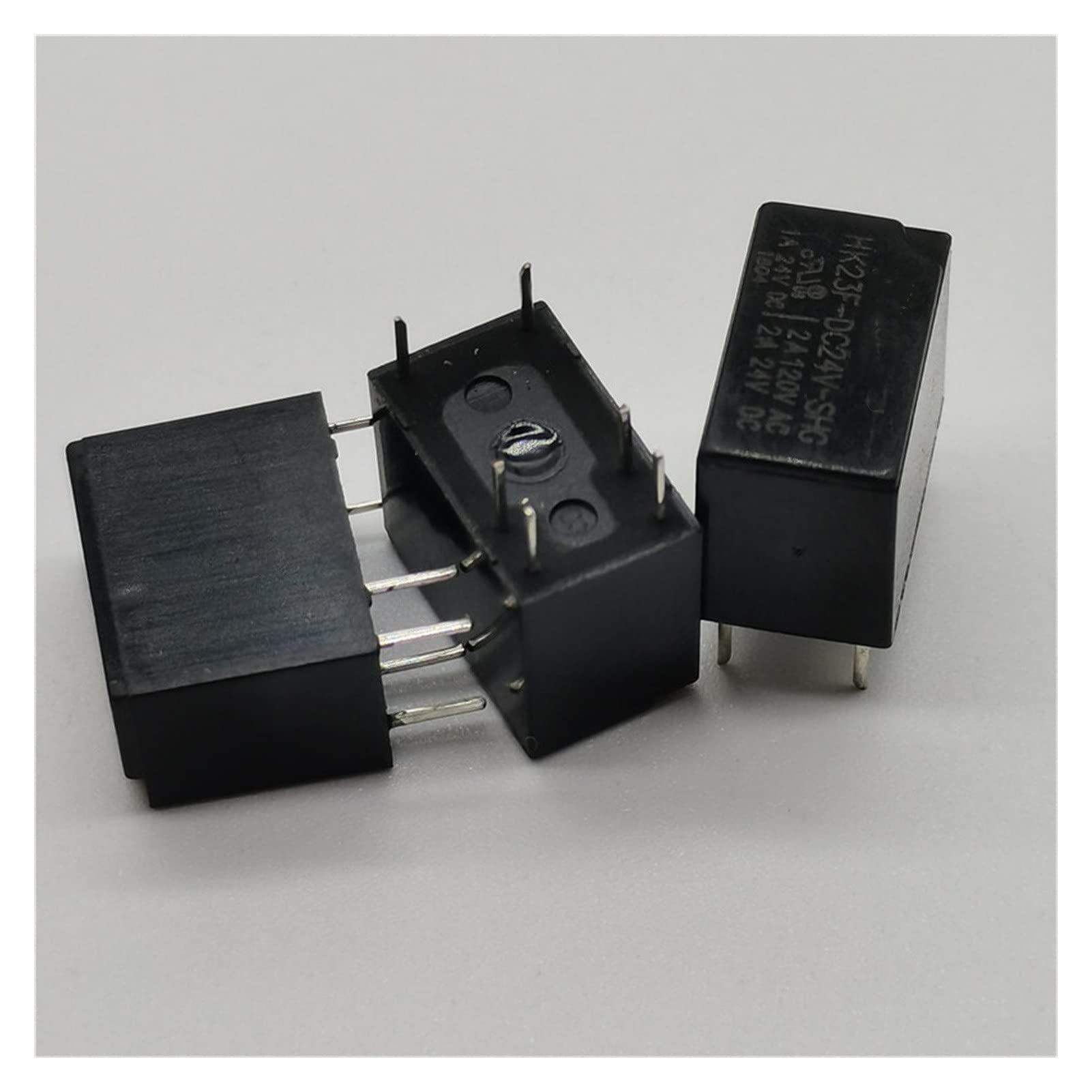 IEUMJNAT 5pcs electronic circuit board DIY Hk23f - DC5V DC12V DC24 v-shg 2A 5V 12V 24 V environmental protection 0.2W(HK23F-DC5V-SHG)