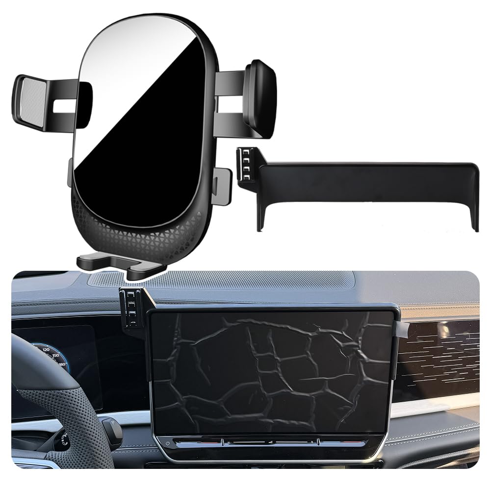 Porta Cellulare Auto Per Volkswagen Tiguan/Tayron accessori [Solo compatibile con VW Tiguan III e Tayron – schermo touch 12,9 pollici, anni 2024-2026] [Non compatibile con schermo touch 15 pollici]