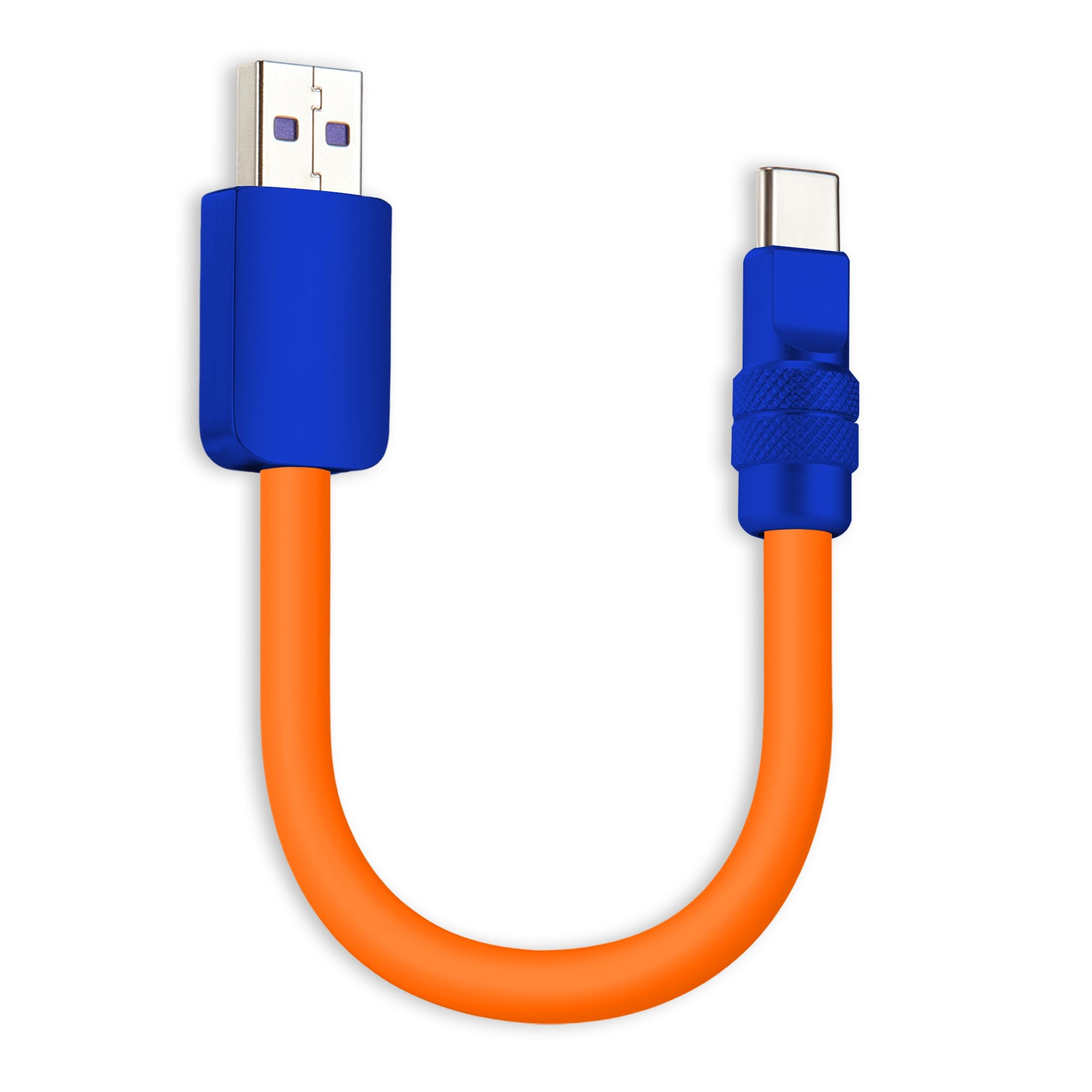 chubbycable Color Block Chubby 120W Short USB C Cable Power Bank Fast Charging Cable Silicone Charger Cord Compatible with iPhone 17-15 Series iPad,