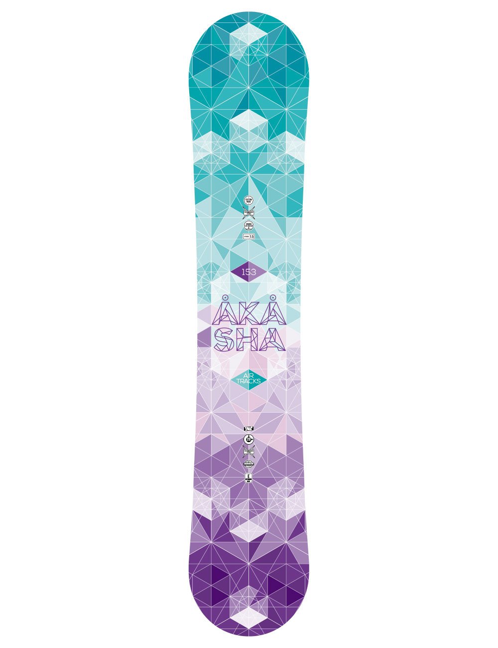 AIRTRACKS Snowboard Set/Pack/Planche Akasha Femme+Fixations Master FASTEC W+SB Sac/Neuf