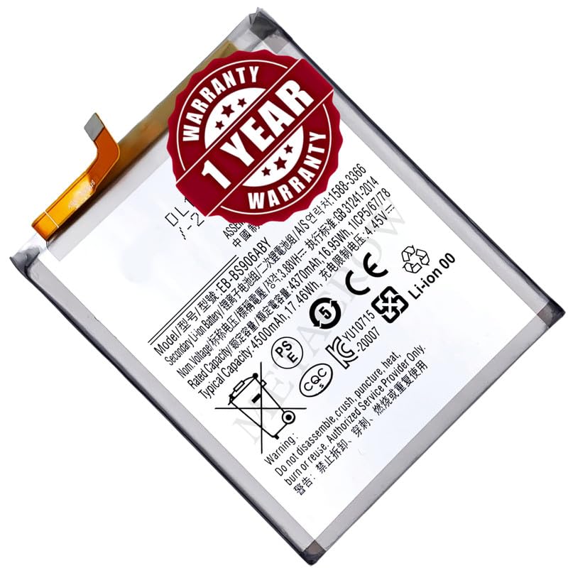 Image of Original EB-BS906ABY Battery Compatible for Samsung Galaxy S22+ 5G - (4500mAh) - 1 Year Warranty JK1