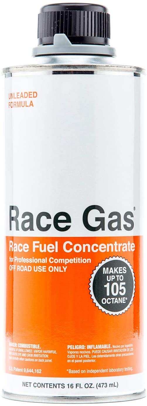 RaceGas 100016 Premium Race Fuel Concentrate Increases Gasoline Up to 105 Octan Single Pack