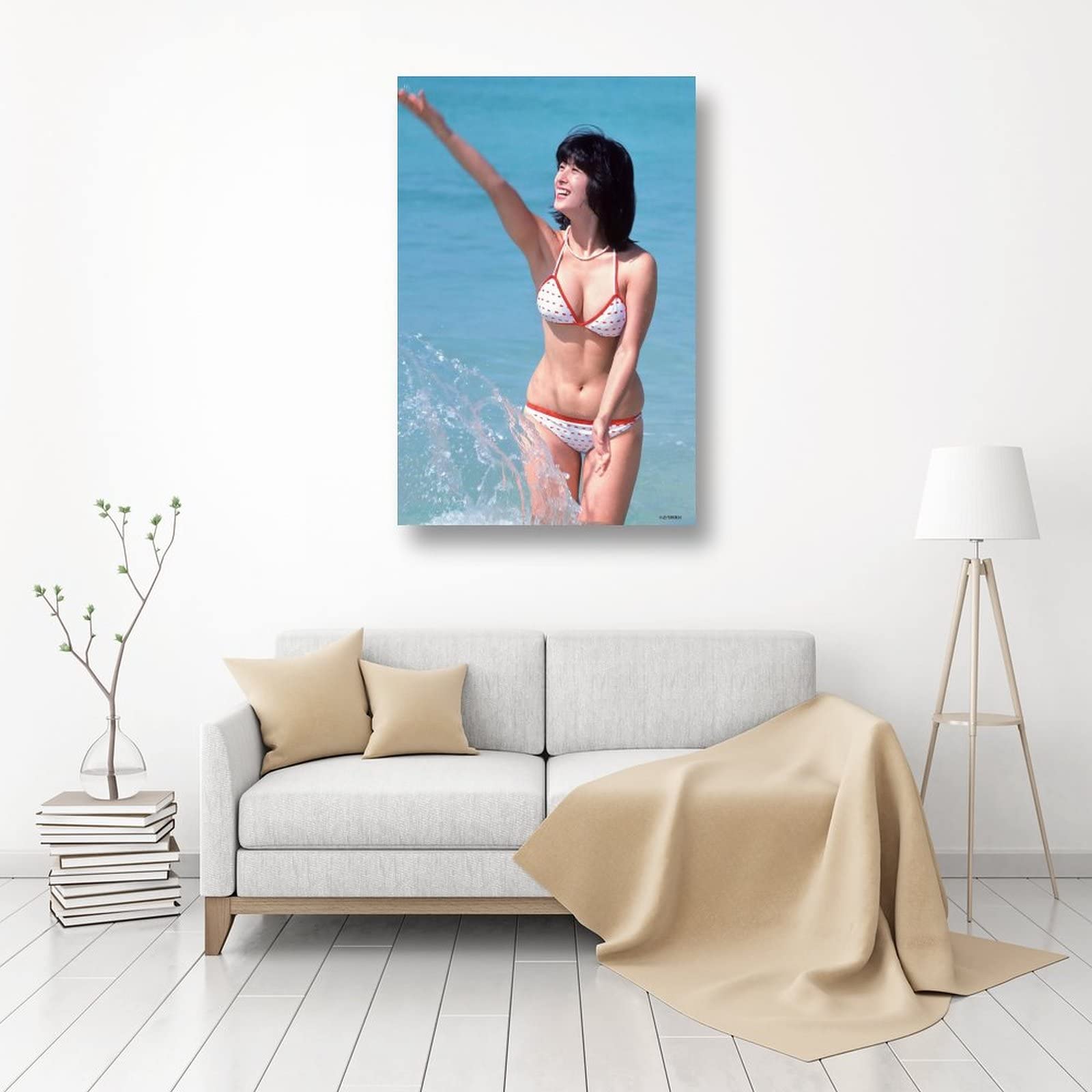 Amazon.co.jp: 河合奈保子写真水着セクシー ポスターアートパネル