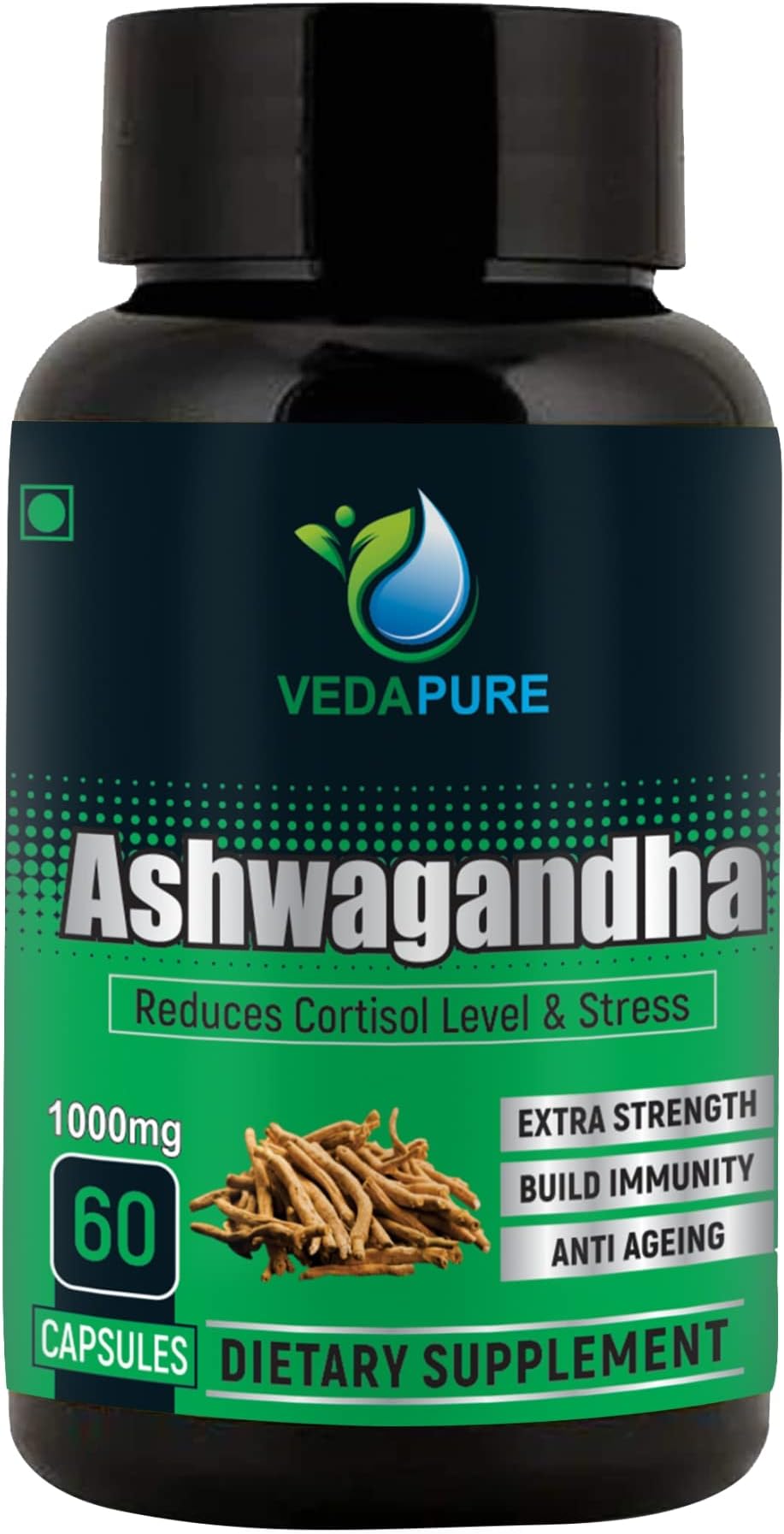 Pure & Organic Ashwagandha - 60 capsules
