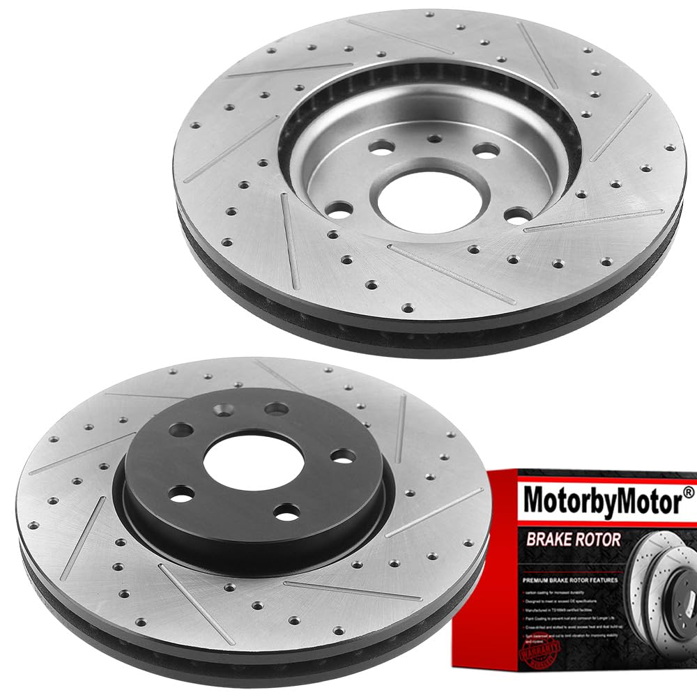 Metelligroup 23-0486C Disco De Freno Pintado, Kit Compuesto De 2 Discos De Freno, Repuestos Para Automoviles, Certificado ECE R90