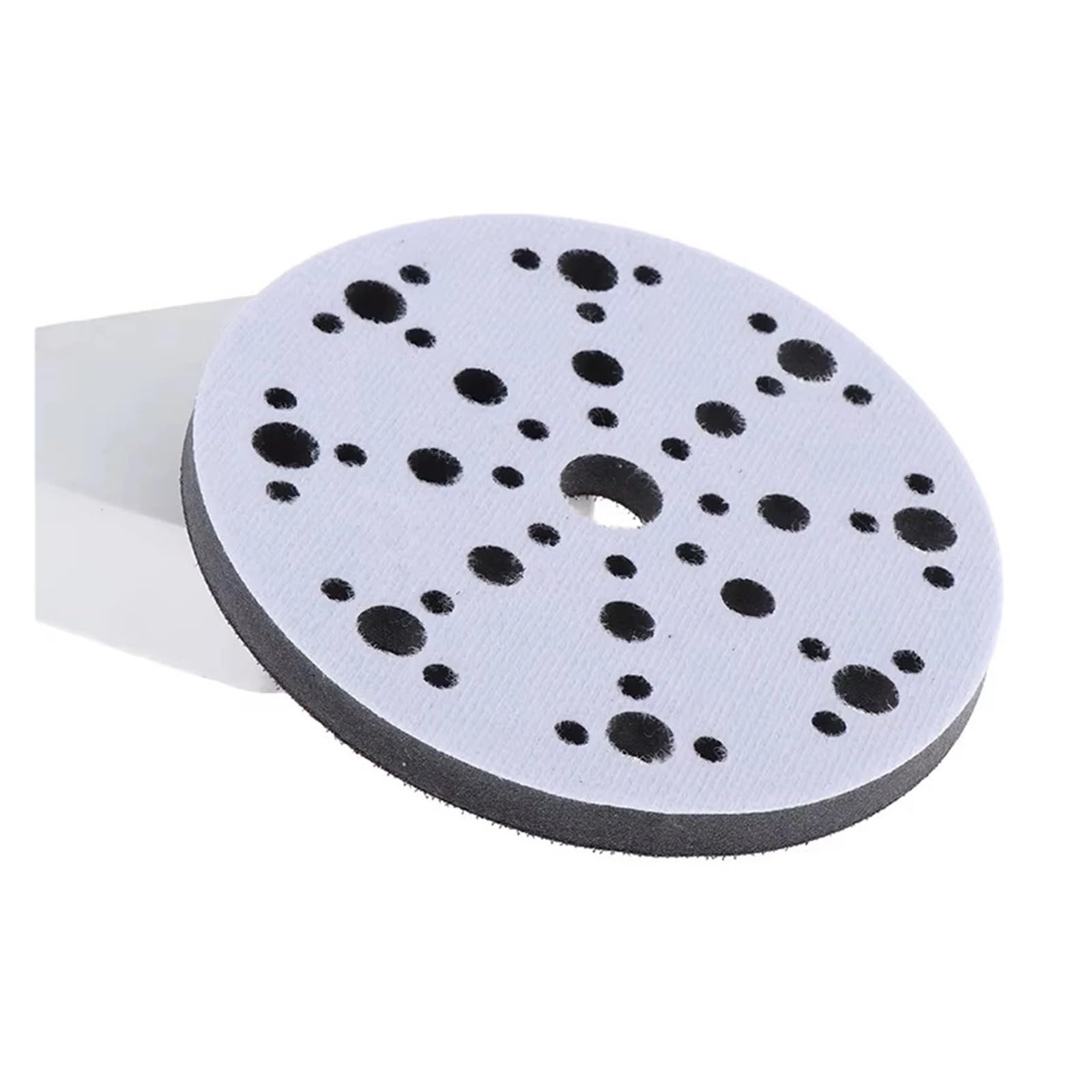Almohadilla de interfaz esponja suave 6 pulgadas, 150mm, 49 agujeros for almohadillas lijado, discos bucle gancho, amortiguador respaldo lijadora, 5 uds