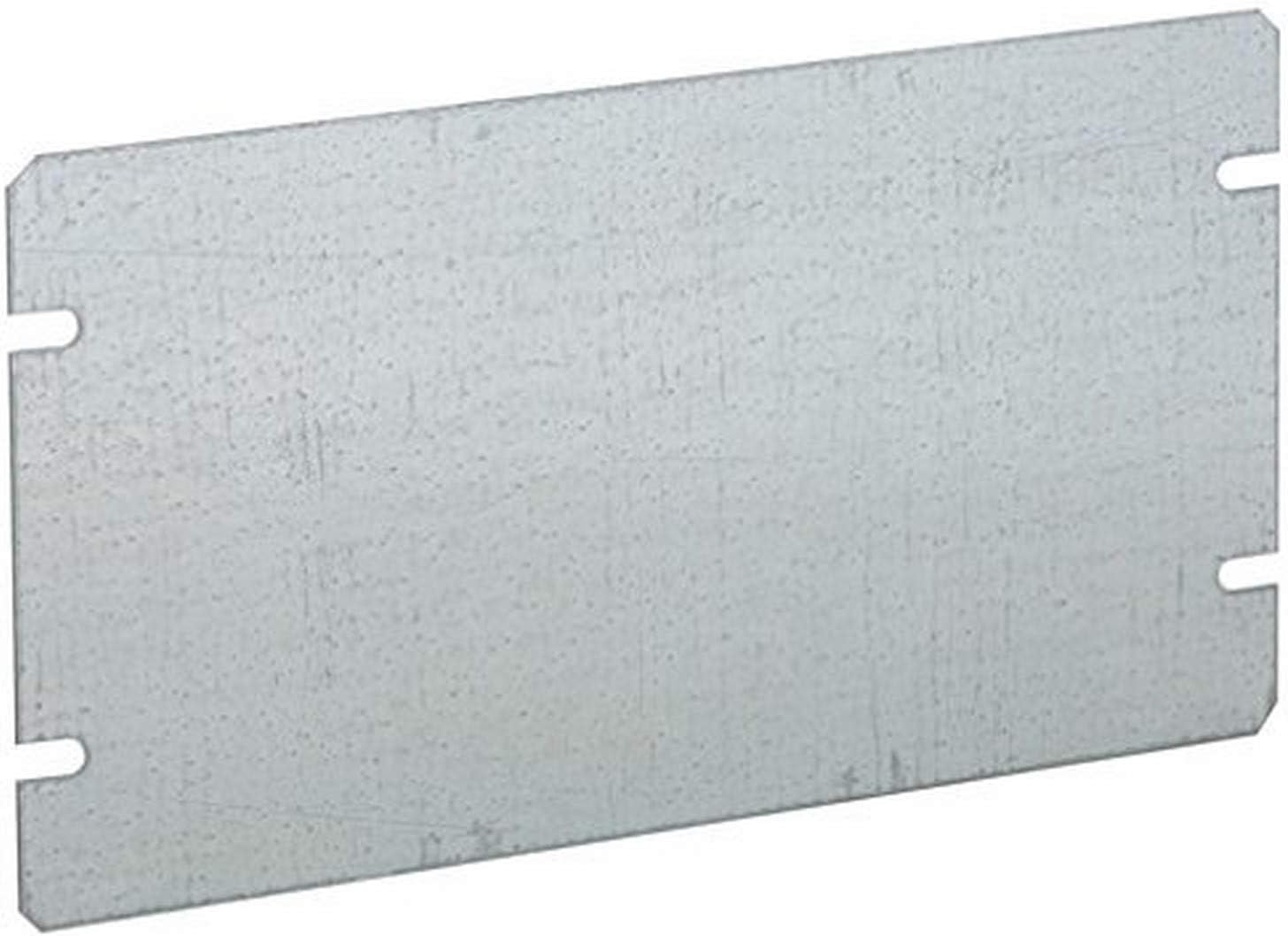 Hubbell-Raco 845 Gang Box Cover, 3 Gang, Blank Flat Cover (Pack of 5) Gray