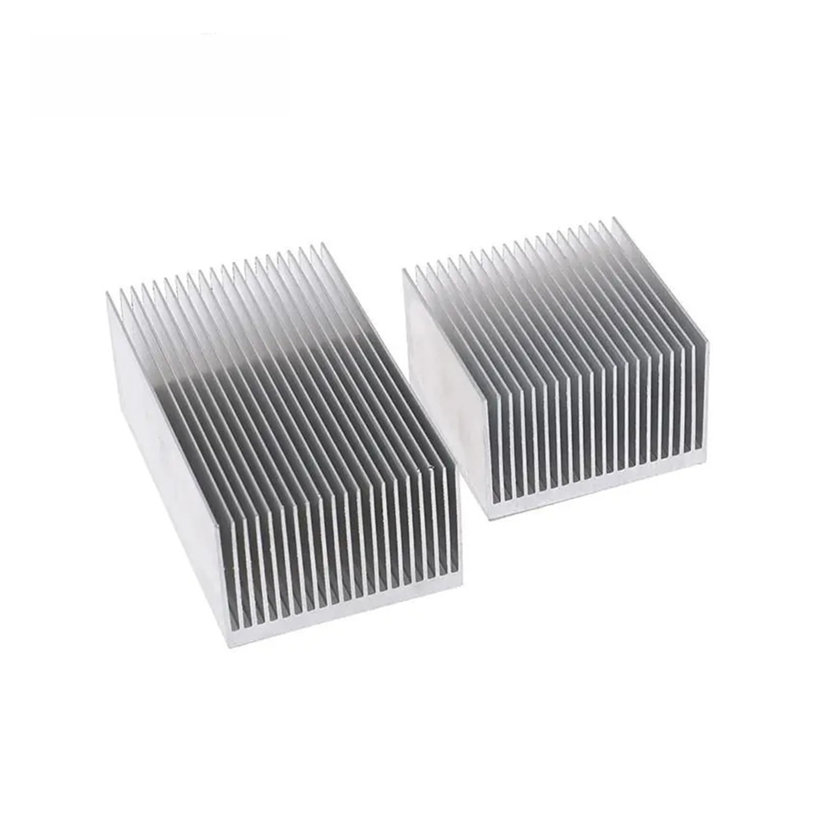 1 dissipatore di calore in alluminio, 60 x 60 x 39 mm, 100 x 60 x 39 mm, per radiatore con chip LED IC ad alta potenza con nastro termico (100 mm)