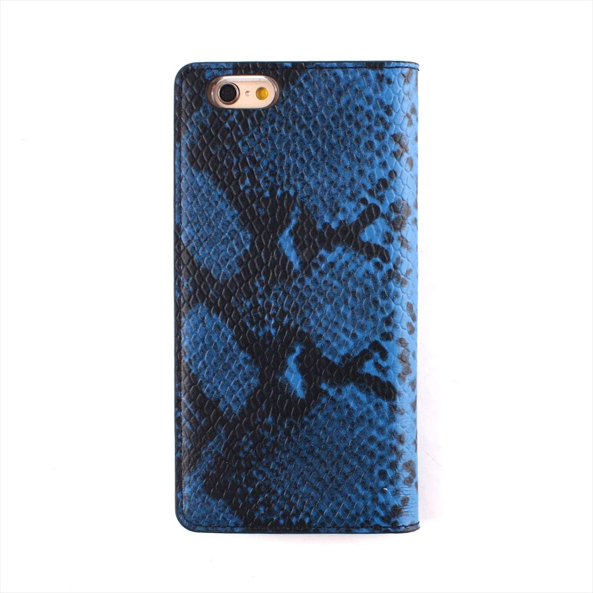 Amazon.co.jp: GAZE iPhone SE (第3世代) ケース カバー Blue Python