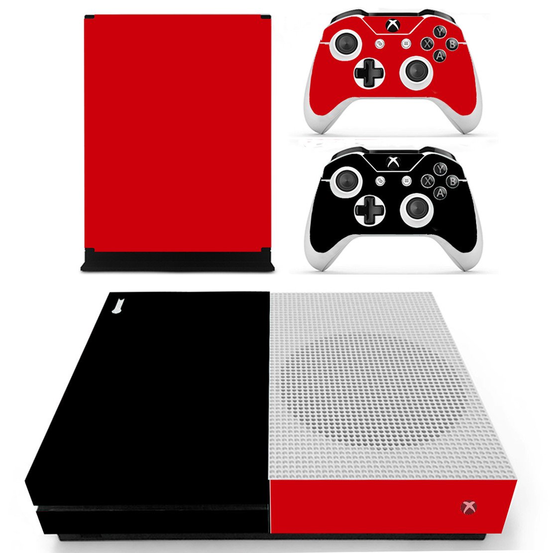DOTBUY Vinyl Decal Full Body Skin Sticker For Microsoft Xbox One S Console And 2 Controllers And Kinect 2.0 (Carbon Fiber Black) — view 37