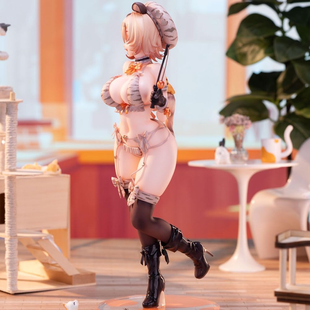 DEXSHUN Migu-chan Figura Anime Ilustración Manga Chica Figura PVC Estatua Coleccionable Decoración Regalos 28 cm