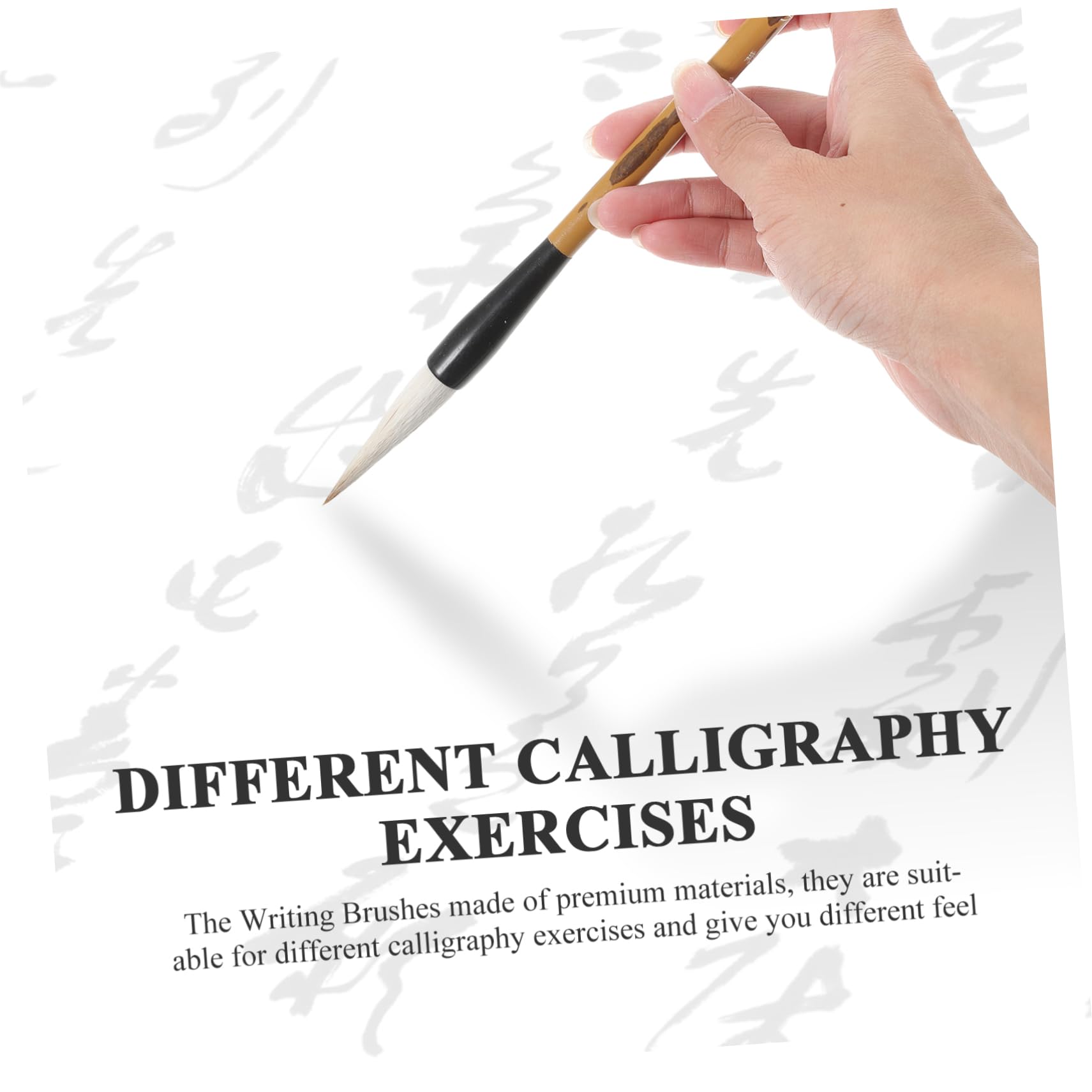 OSALADI 5 Set Pennelli Calligrafia Tradizionali Multifunzione Pennelli Per Scrittura E Pittura Testa Morbida E Flessibile Per Principianti E Uso Domestico 3 Pezzi * 5