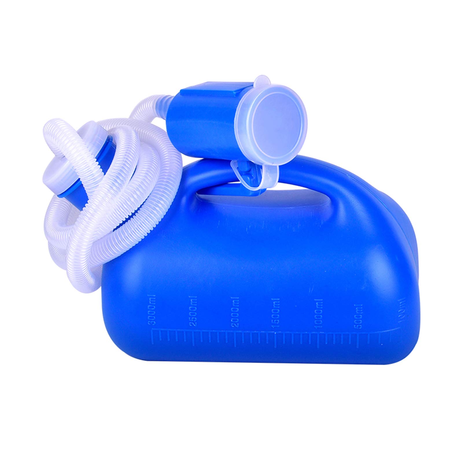 Męski męski pisuar do łóżka 3000 ml kolektor z rurką 1,6 m Wygodny i praktyczny pisuar (kolor: niebieski)