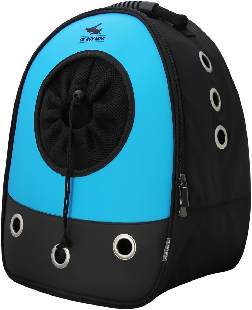 Dog Backpack Carrier, OKBUYNOW Portable Dog Cat Carrier for Outdoor Travel Hiking - Patented Design