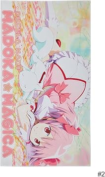 Micotaku Officially Licensed Puella Magi Madoka Magica Bath Towel 55.9"29.9" Anime Beach Towel Madoka Kaname