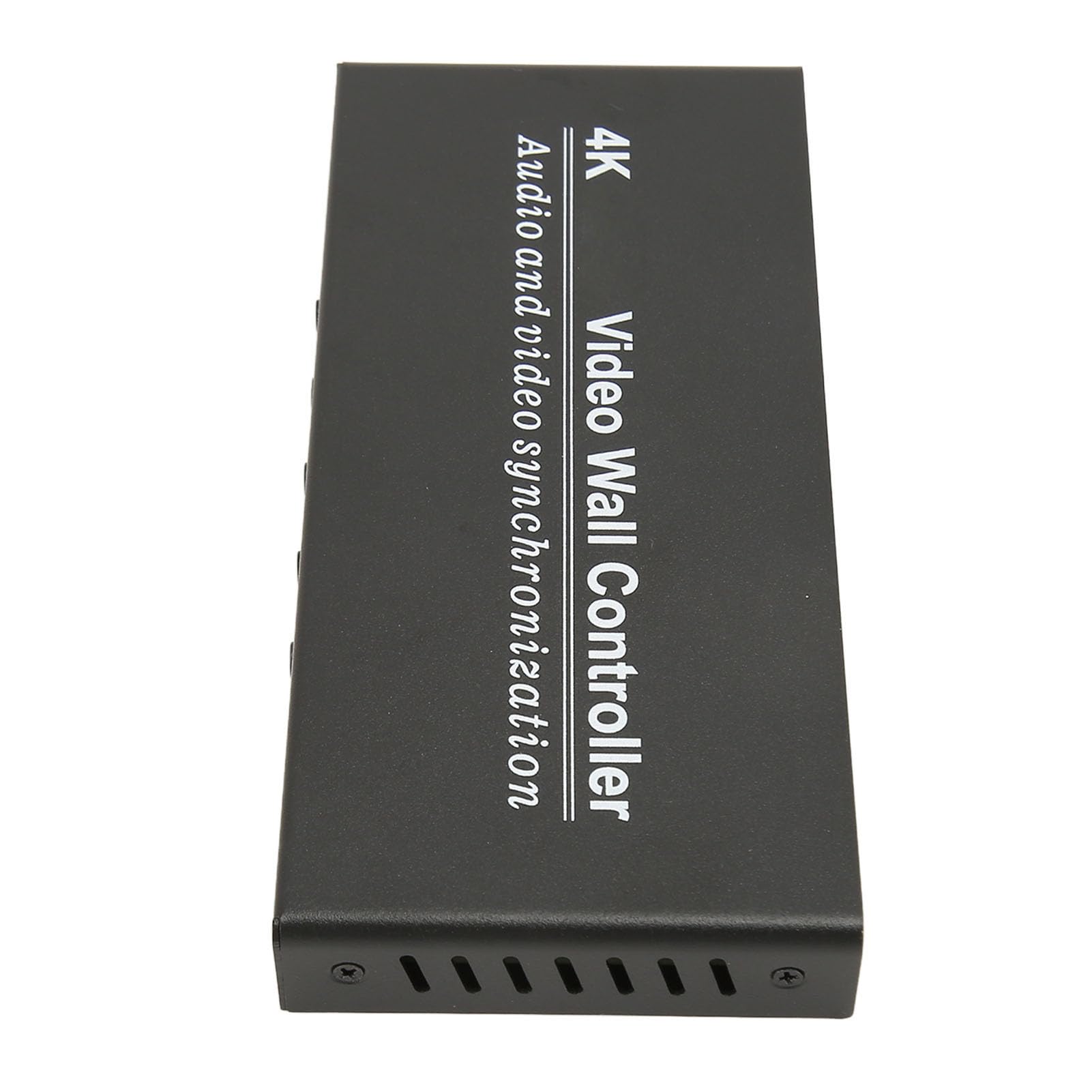 Processore TV Wall Link, Interfaccia Multimediale HD 1 in 4 Uscite Controllo Pulsanti Processore Video Wall 100-240 V 9 modalità per Laptop per Proiettore (Spina europea)