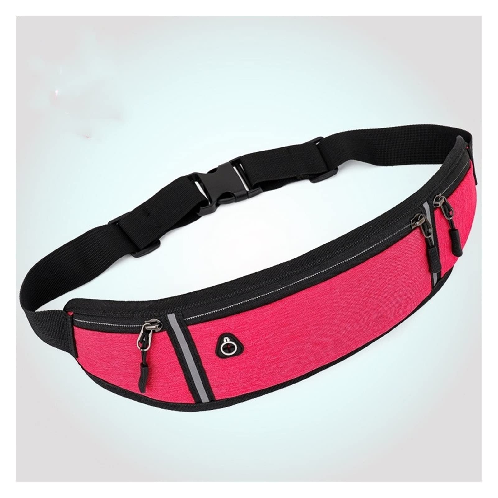 Correr cinturón de cinturón Sports Professional Pouch Case de teléfonos móvil (Color : Rose-Red)