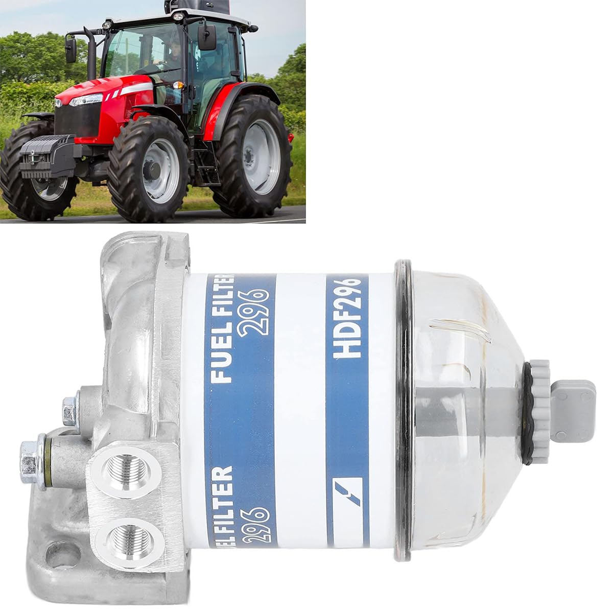 Ensemble séparateur d'eau et de Carburant Diesel 296 7111 296 HDF296 pour véhicules Lourds et Moteurs Marins