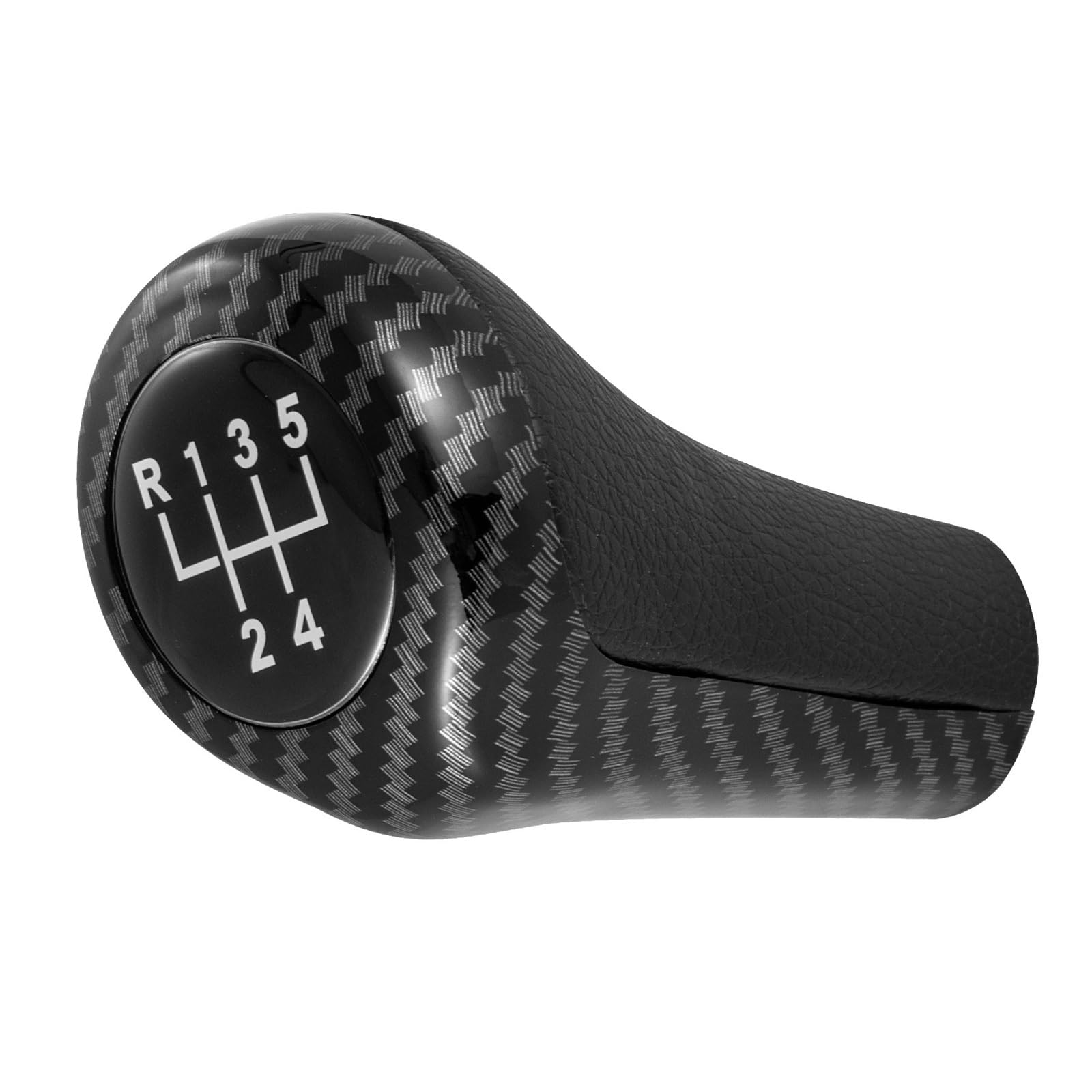 Zyincen Black Speed Gear Shift Knob For Bmw E84 E83 F25 F26 E53 E85 E86 Manual Transmission Shift Knob Head Rod Replace(For 5 Speed)