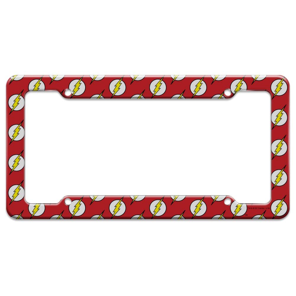 GRAPHICS & MORE The Flash Lightning Bolt Logo License Plate Tag Frame