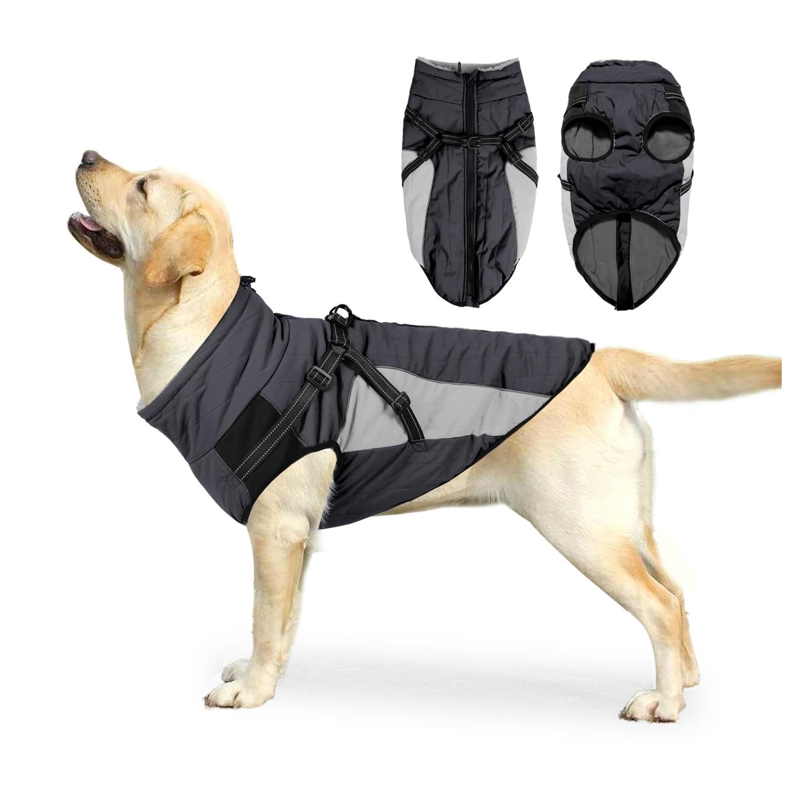 Manteau imperméable pour chien contre le froid et la pluie veste XL