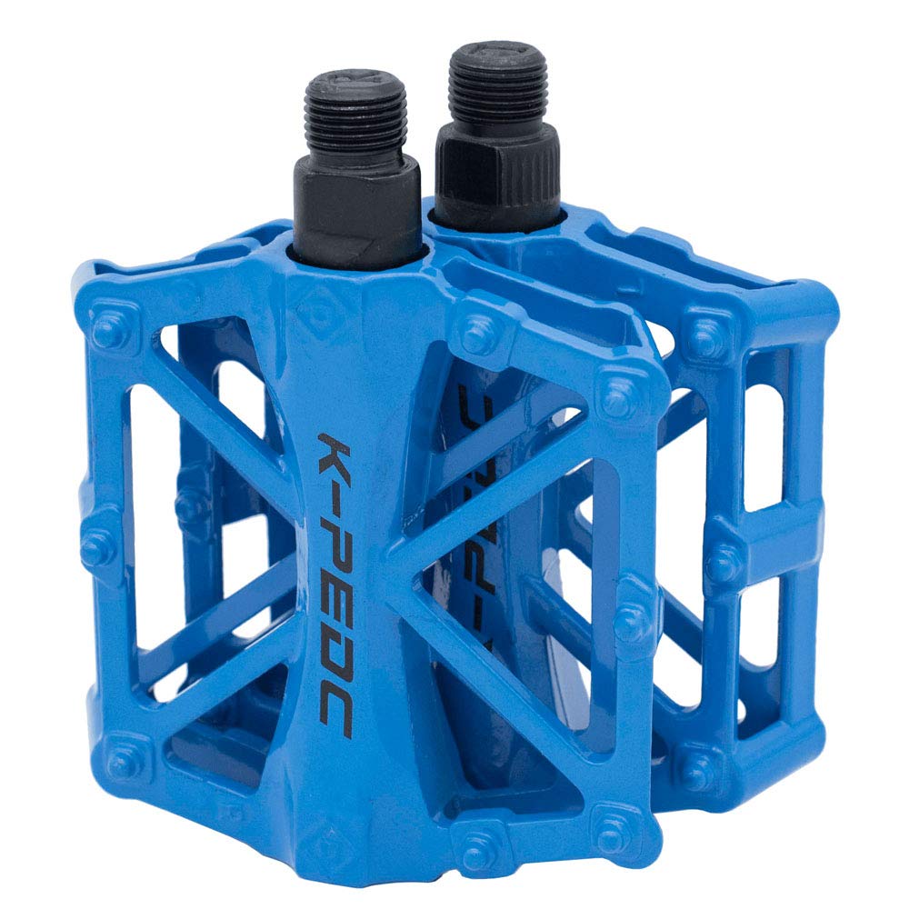 K-PEDC Sealed Bearing Lightweight Aluminum Medal Platform Road Bike Pedals Suit for MTB BMX Mountain Bike Cycling Bicycles