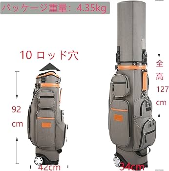 Amazon | スタンド式軽量 Golf Bag キャディバッグ スケルトンモデル Amazon | スタンド式軽量 Golf Bag キャディバッグ スケルトンモデル
