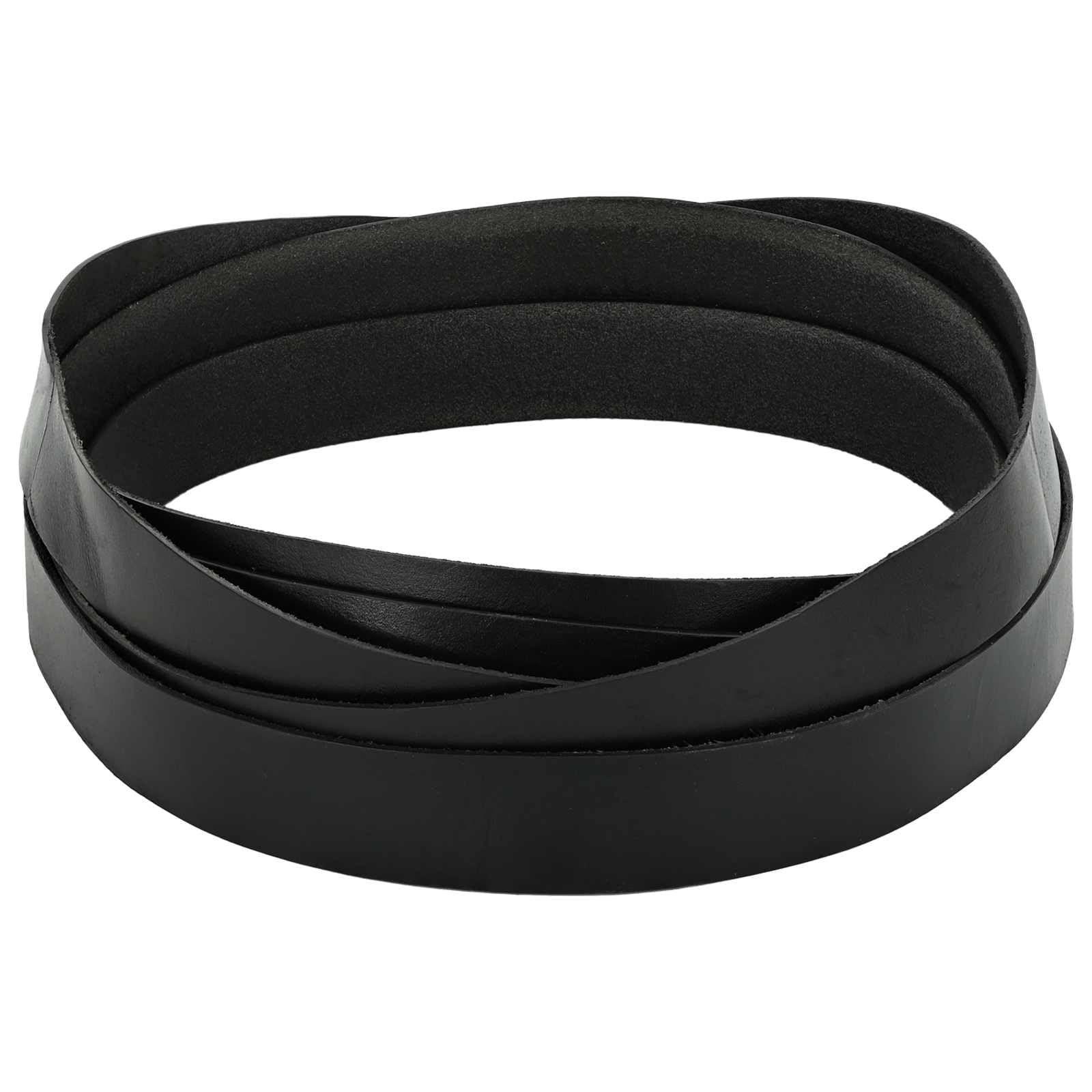 vidaXL Skórzany pasek 1 czarny 1000 x 4 cm Skóra