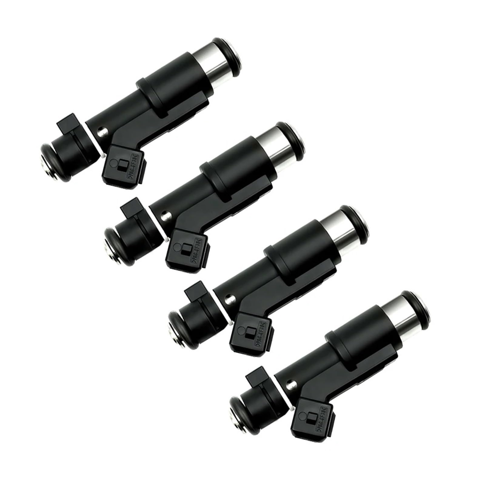 Inyectores de Combustible de Motor de Repuesto, 4 Piezas, inyectores de Gasolina para Peugeot 206 307 406 407 607806807 Expert 2.0/16v 1984e2 01f003a 1984.e2 348004 75116328 0280156328