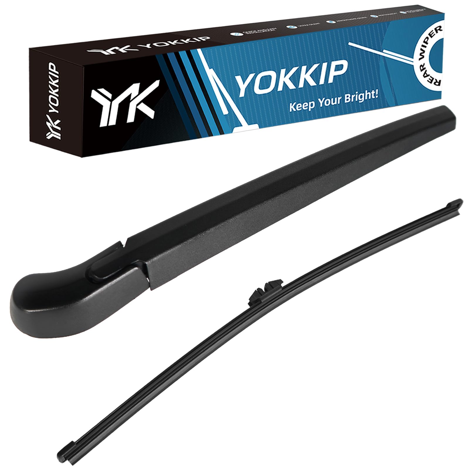 Replacement for BMW X5 X5M E70 2007-2013 - YOKKIP Rear Windshield Back Wiper Arm Blade Set OE:61627206357