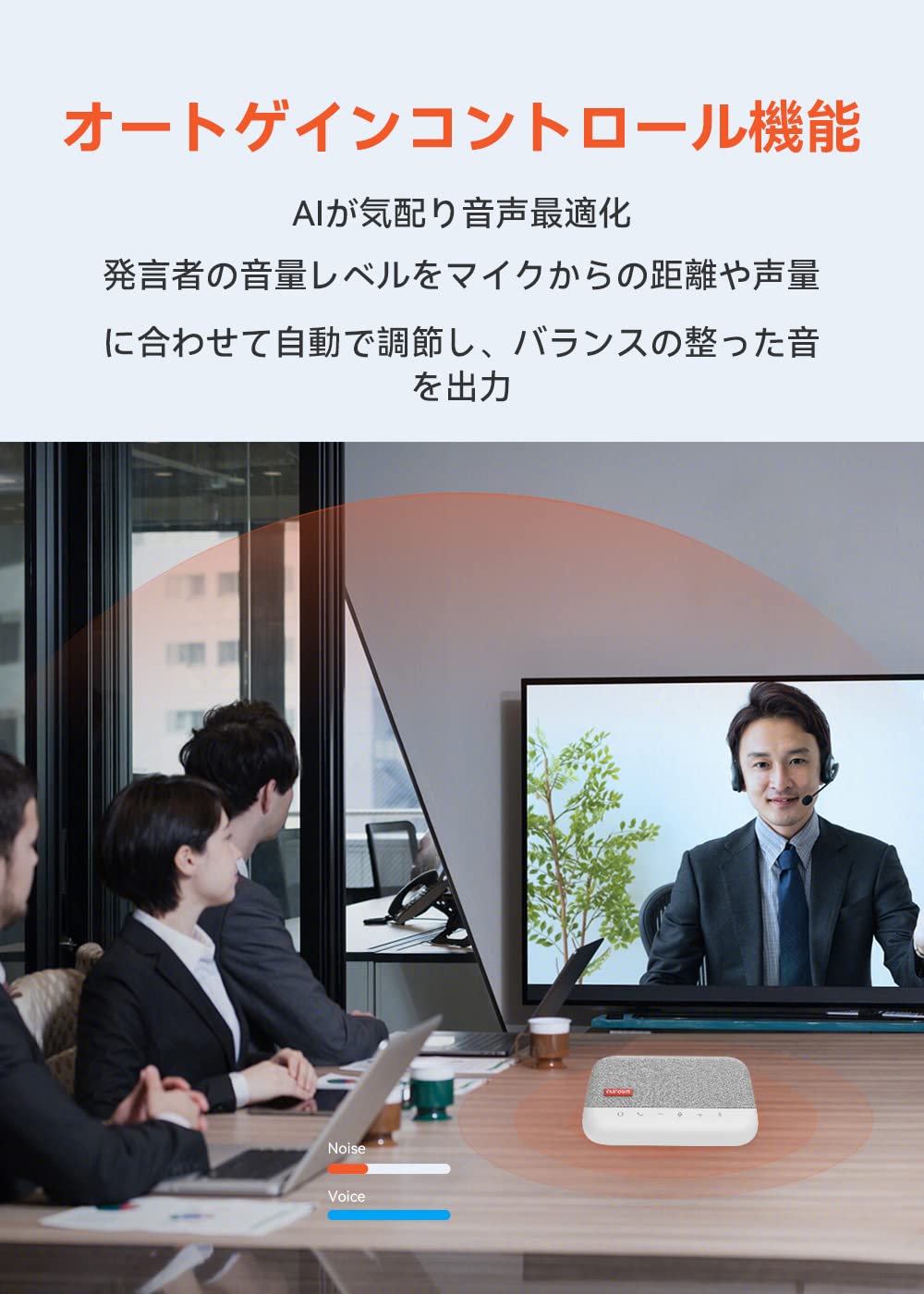 超目玉 【未開封】Nuroum A15 スピーカーフォン 会議用マイク