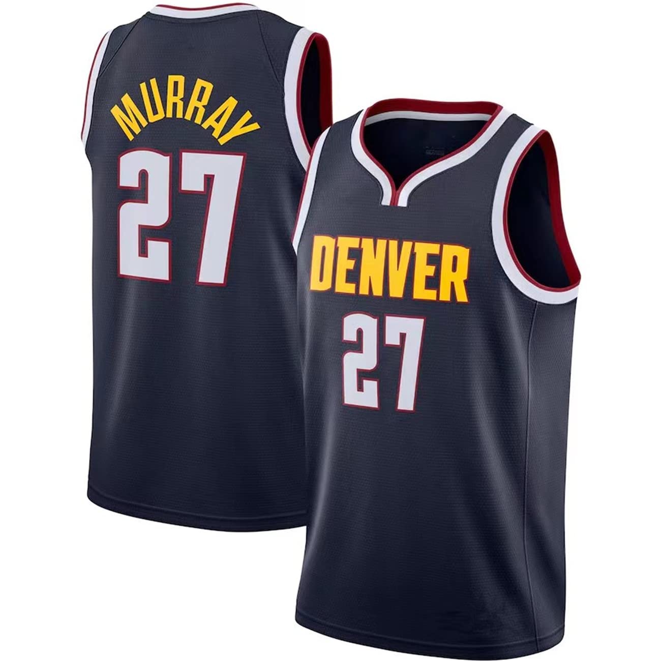 22#15# 27# fanáticos Ropa de Baloncesto Chaleco de Baloncesto sin Mangas Blusa Camiseta de Revestimiento Deportivo