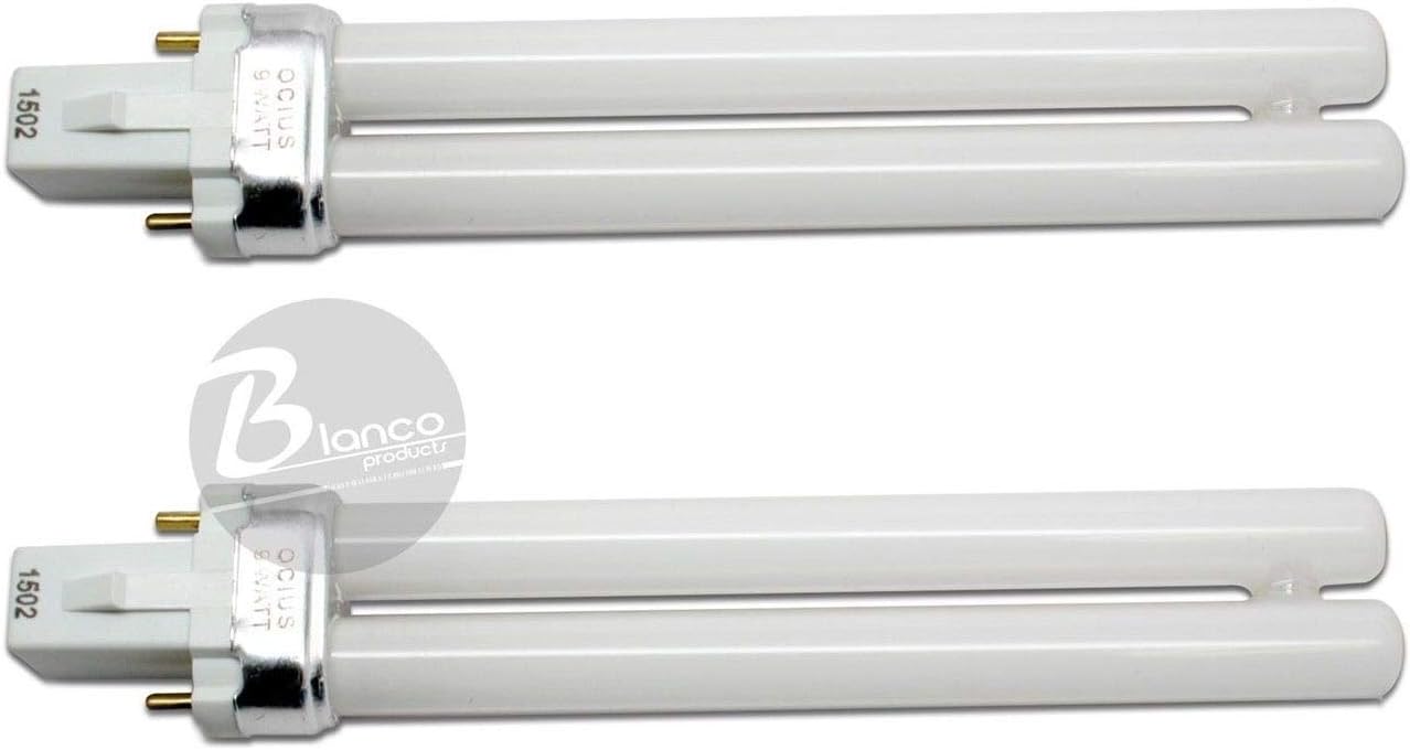 Ocius 9 Watt UV Bulb Lamp H Shape - 2 piece