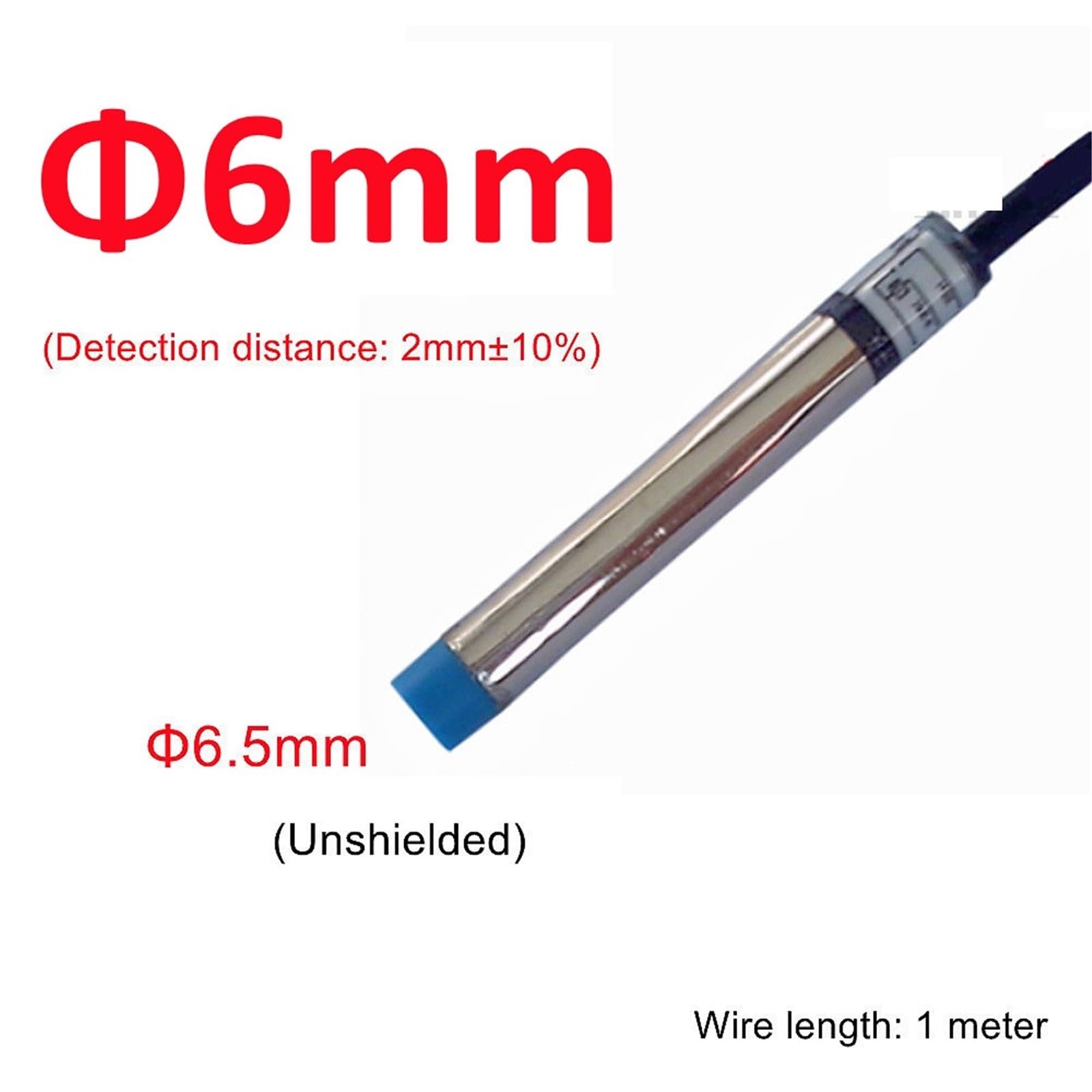 1 szt. czarny przełącznik zbliżeniowy indukcyjny czujnik zbliżeniowy NPN/PNP DC 6-36V czujnik podejścia 4 mm 6 mm M5 M10(M22(shielded), DC PNP NO i NC)