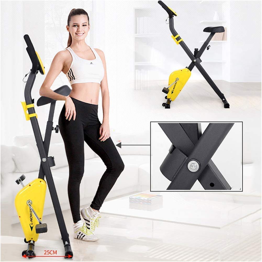Pieghevole Excersize Bike Stazionario Supporto per Bici Indoor Equitazione Bicicletta Verticale Pieghevole Magnetica Tapis roulant Cyclette