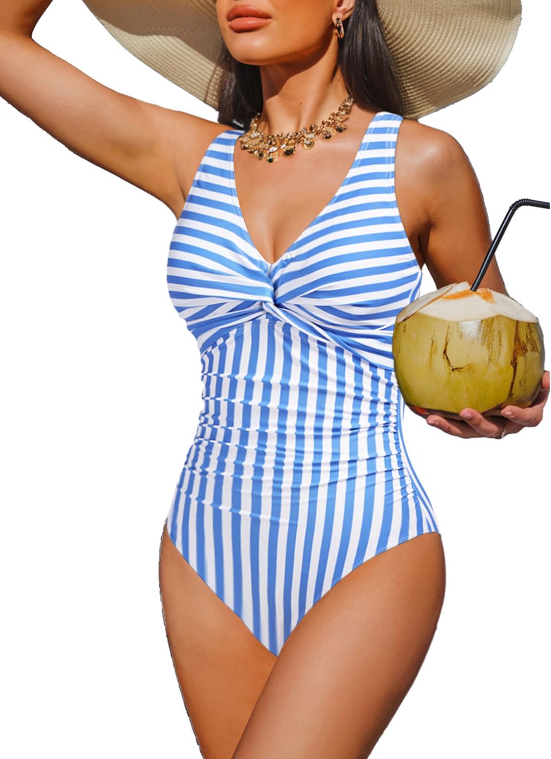Light Blue Striped
