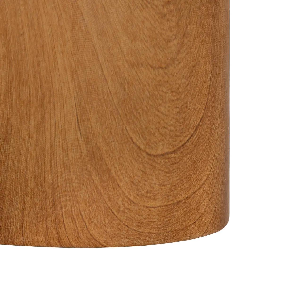Atmosphera Créateur d'intérieur - Lot de 2 Cache-Pots Effet Bois SOA 14cm Naturel