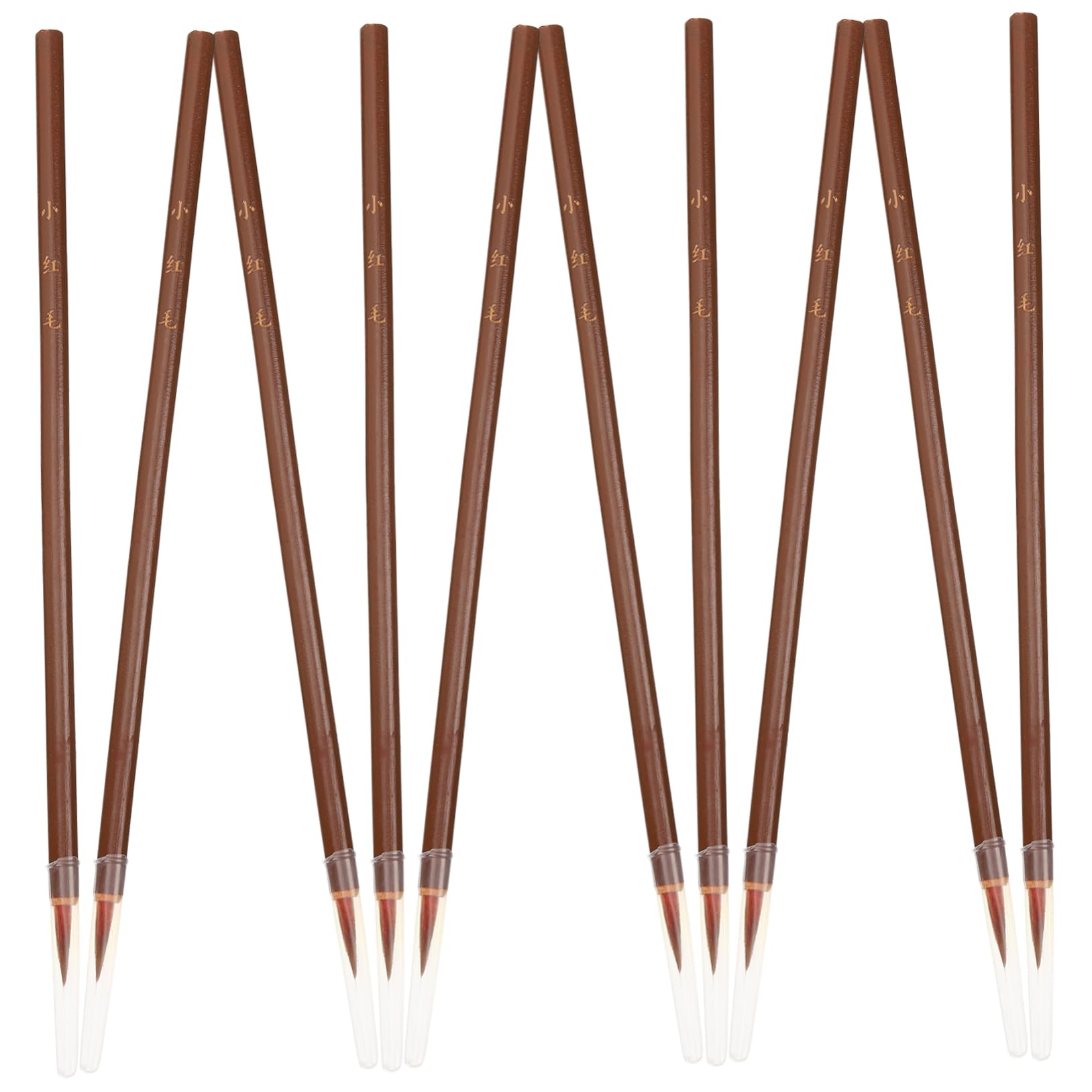Operitacx 20 Pcs Writing Brush Chinese Ink Painting Brush Watercolor Drawing Brush Chinese Painting Brush Kanji Brush Calligraphy Brush Calligraphy Sumi Brush China Major Wolf Hair