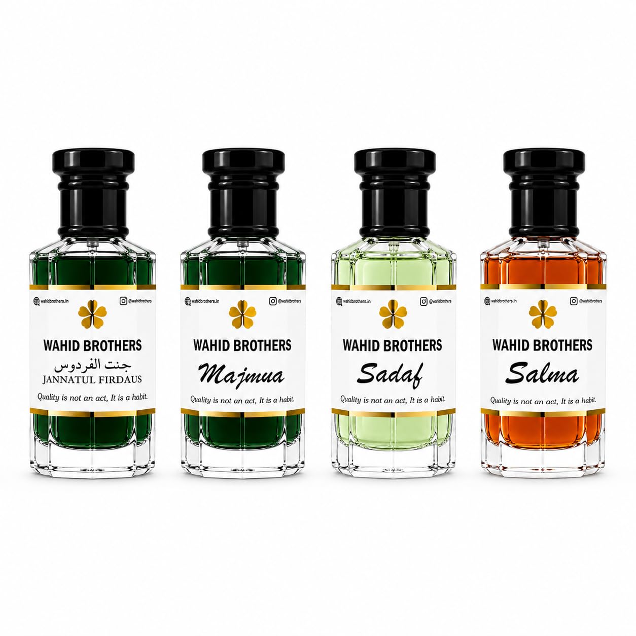 Heritage Collection Attar Combo Set of 4 | Alcohol-Free, Roll-On Bottles, Jannatul Firdaus & Majmua, Sadaf & Salma Included, For Men & Women-image-19