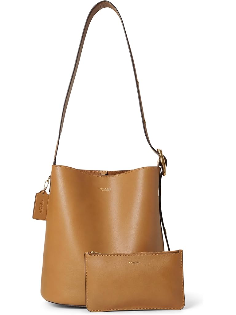 Brown COACH Bleecker Bucket Bag