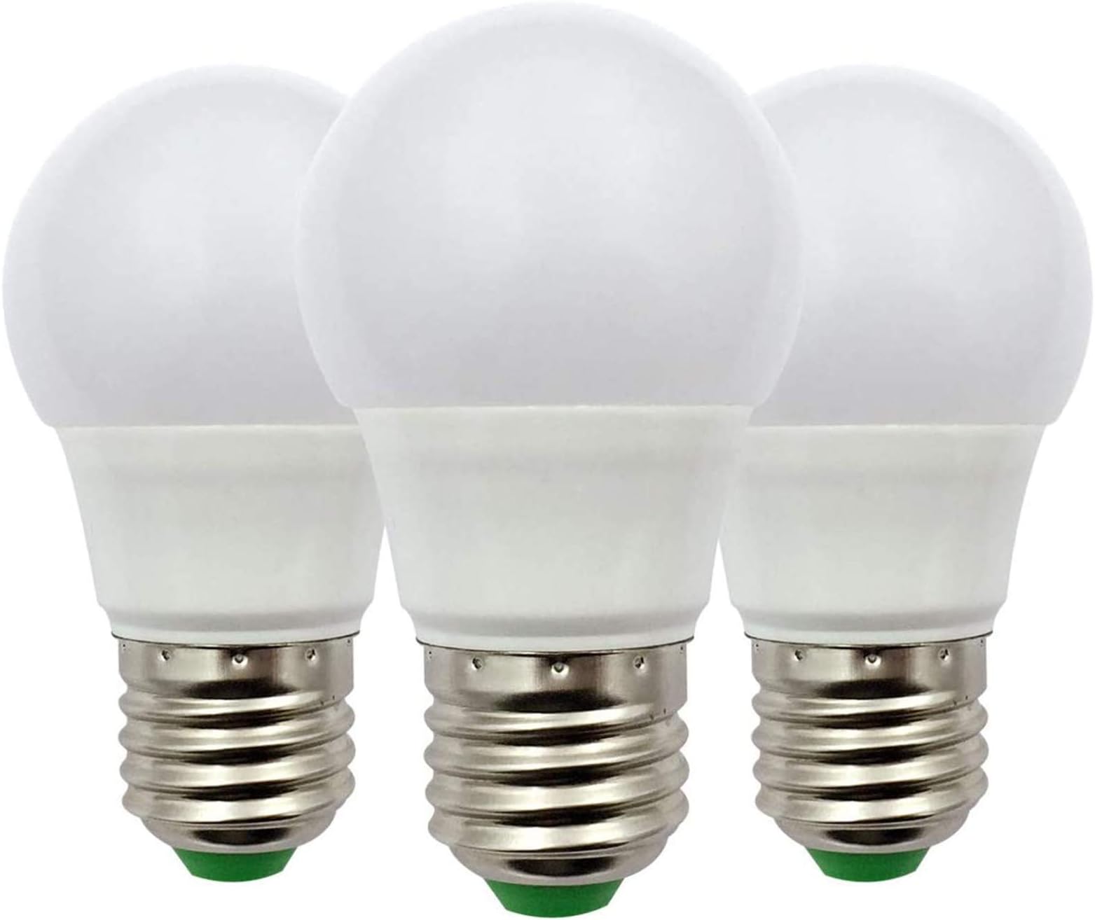 ZHENMING E27 Edison Screw LED Light Bulb, 3W (30W), A50 GLS ES Globe Bulb, 12v Low Voltage - Great for Off Grid Solar Lighting Marine Boat RV Interior Lighting and Camper Warm White 2700K - Pack of 3
