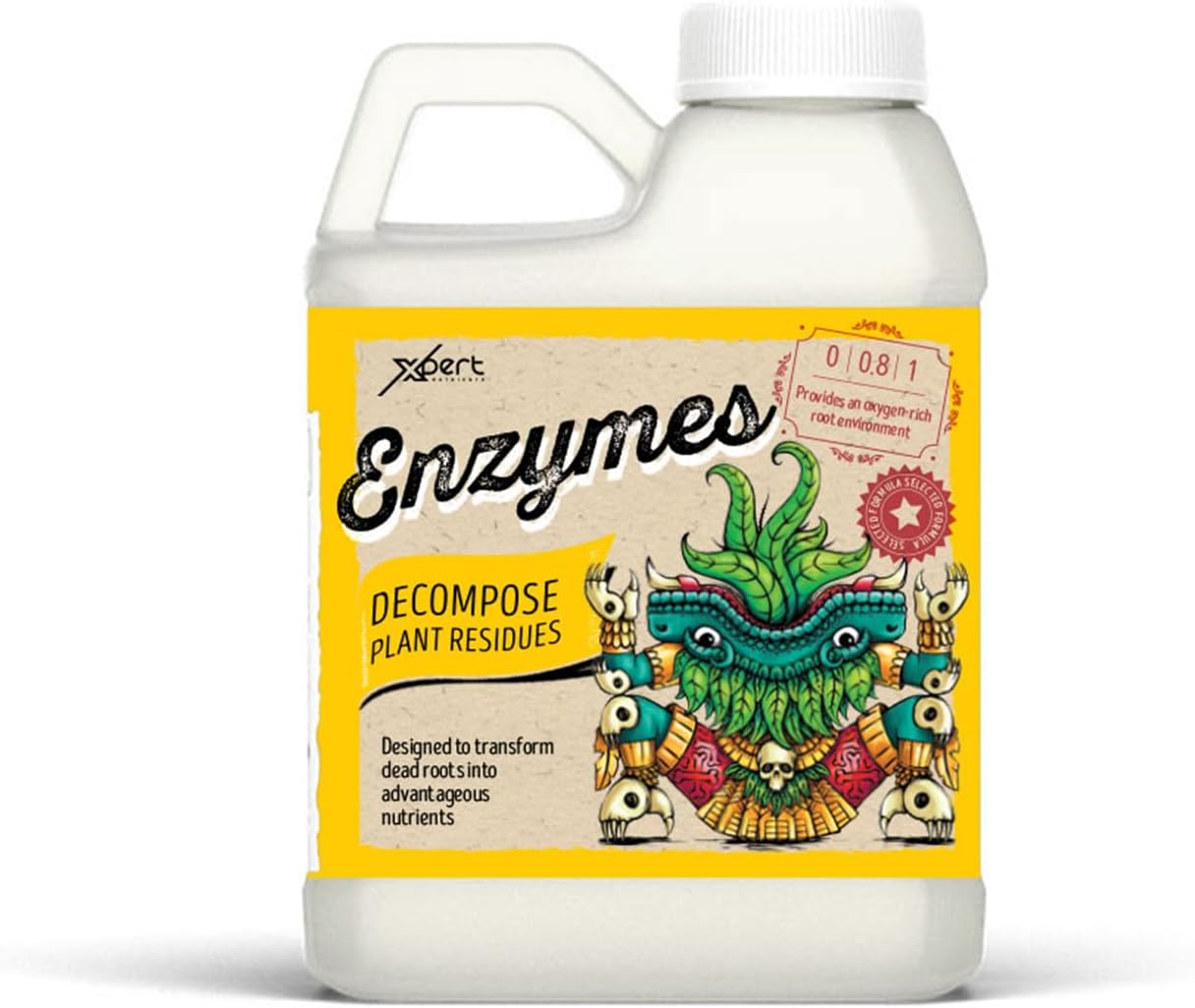 Liquid Enzyme Formula Xpert Nutrients Enzymes - (5L) | Efficient Plant Nutrient for Indoor and Outdoor