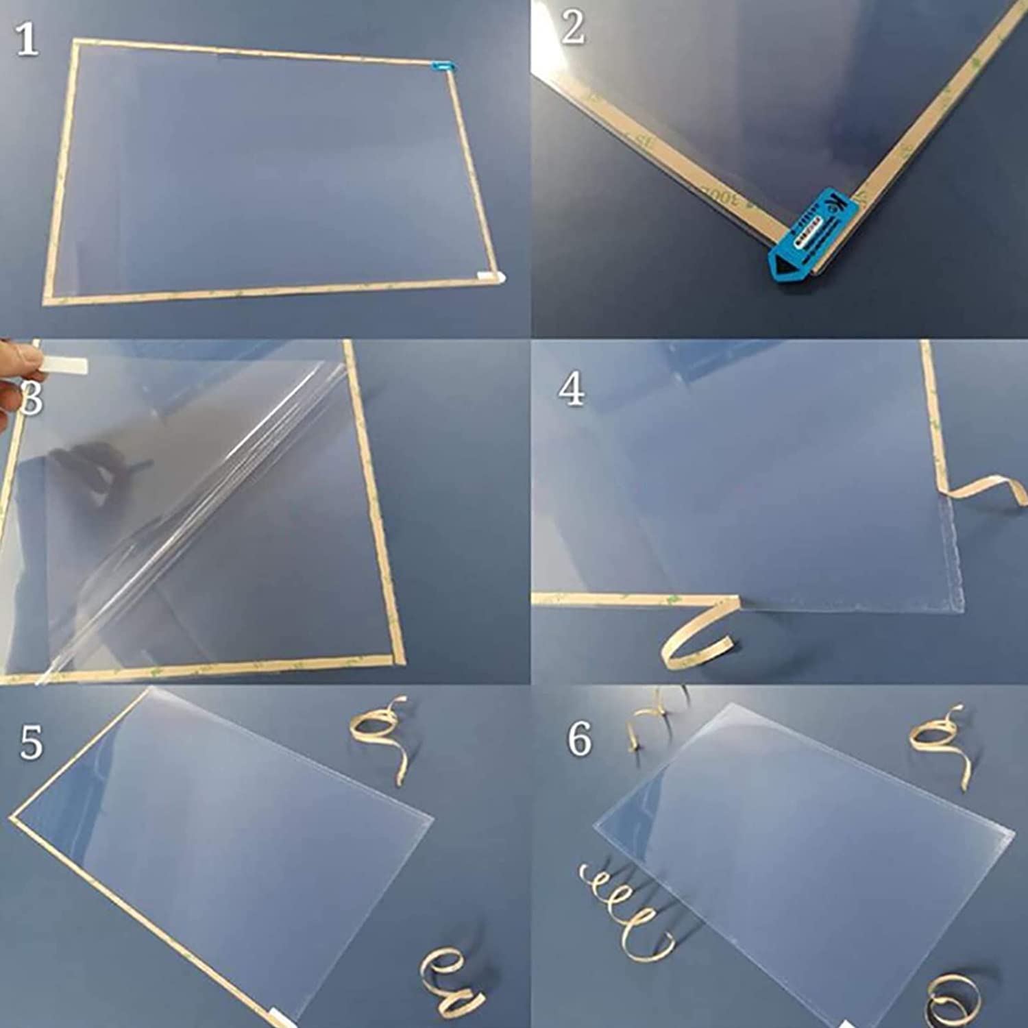 filtre ecran lumiere bleue Film de protection d'écran TV antireflet, filtre d'affichage anti-lumière bleue, empêche les radiations, soulage la fatigue oculaire, protège les yeux et améli