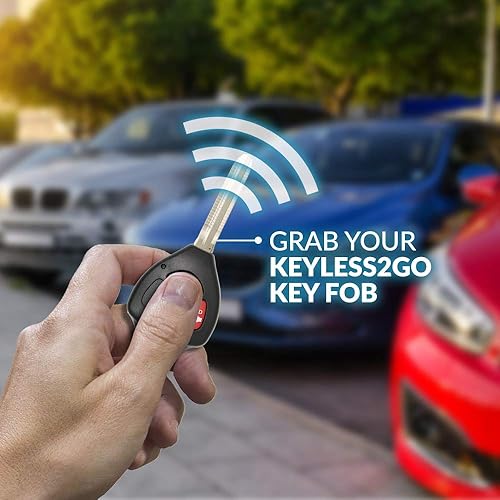 Miniatura 6 de Keyless2Go Repuesto de llave con control a distancia para vehículos que utilizan MOZB41TG con chip 4D67.