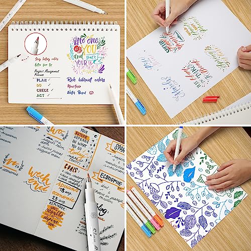 GC-QUILL-Sign-Brush-Pens-16-Colors-Sign-Pens-Calligraphy-Set-with-Fude-Sign-Brush-Tips-for-Hand-Lettering-Calligraphy-Drawing-Writing-Journaling-GC-SB16