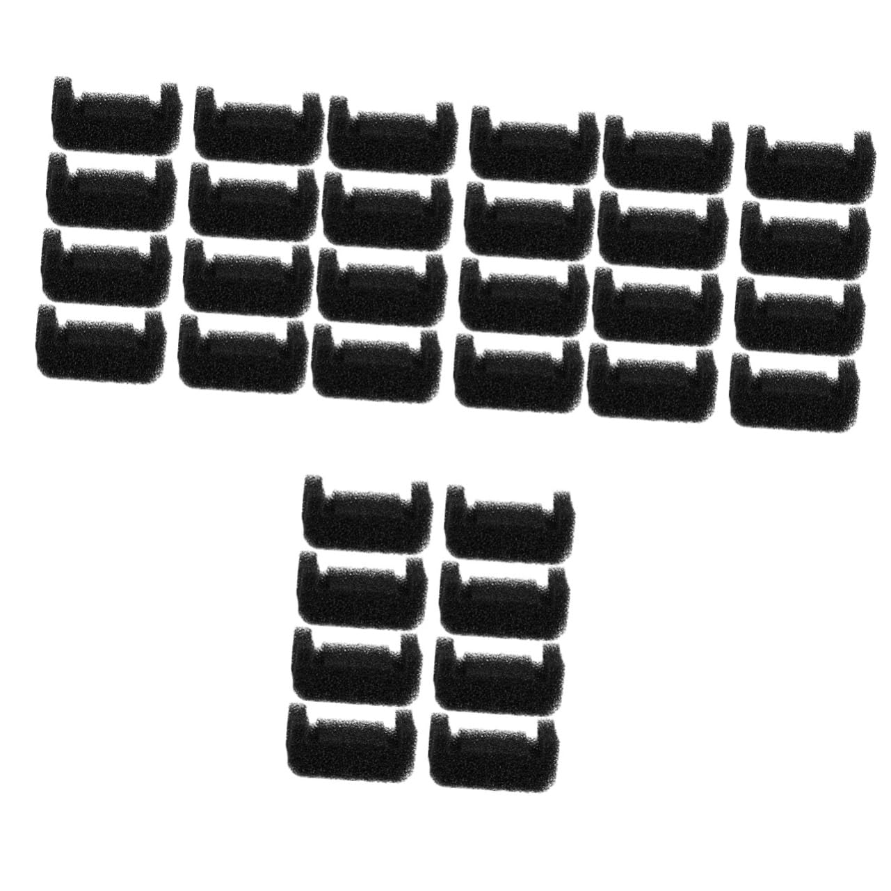 INOOMP 32piezas Filtros De Esponja para Fuente De Agua De Mascotas De Repuesto u Filtración Elimina Olores Impurezas Compatible Fuentes para Gatos y Perros