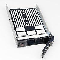 Vista 4 de Paquete de 2 bandejas de disco duro KG1CH 0KG1CH HDD Caddy 3.5 Soporte de disco duro Bandeja SSD compatible con Dell PowerEdge R430 R530 R630 R730