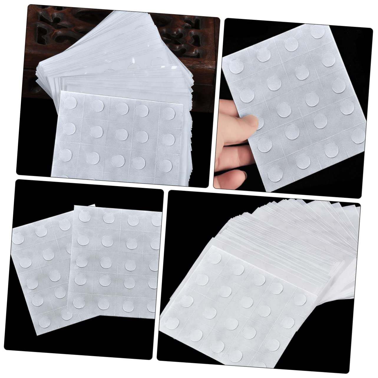 KALLORY Balloon Dot Stickers Double-Sided Adhesive Glue Points 50 Sheets 20 Dots Each