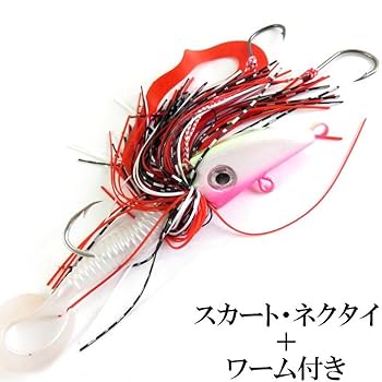 Amazon.co.jp: 釣り具 メタルジグ タイラバ 60g ピンク系
